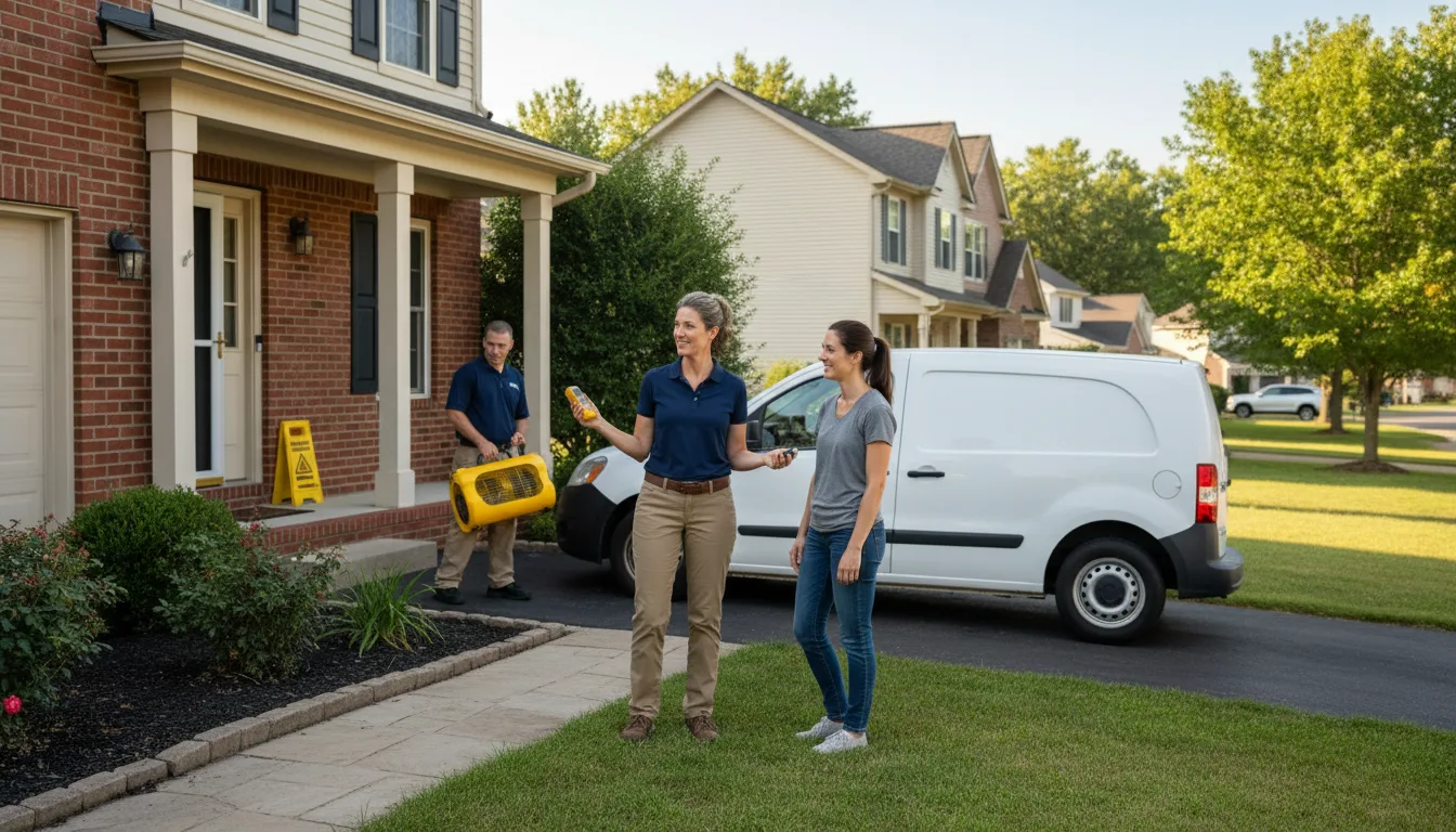 Water restoration image for Water Damage & Restoration Services in Wilkesville, OH